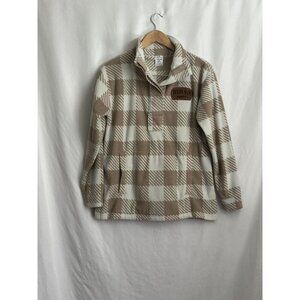 NCAA Texas A&M women’s buffalo checkered 1/4 Zip Sweatshirt Size Small